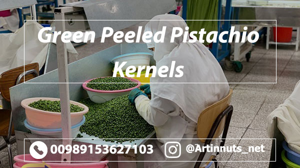 Green Peeled Pistachio Kernels