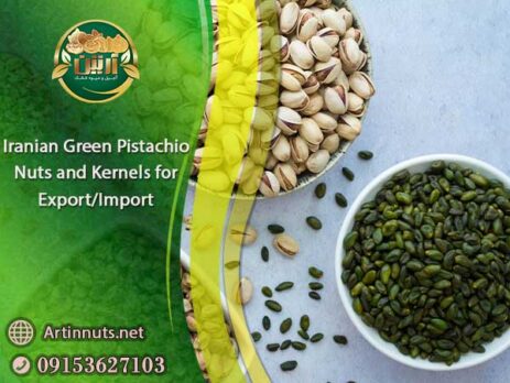Green Pistachio Nuts and Kernels