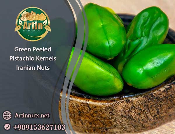 Green Peeled Pistachio Kernels