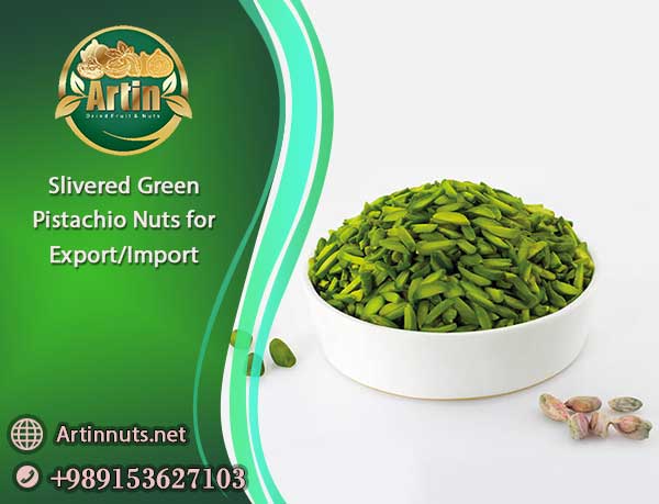Slivered Green Pistachio Nuts