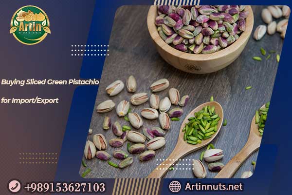 Sliced Green Pistachio