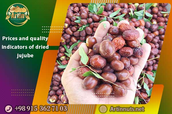 Prices and quality indicators of dried jujube