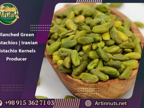 Blanched Green Pistachios | Iranian Pistachio Kernels Producer
