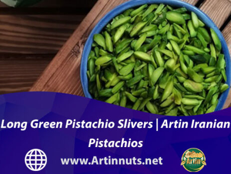 Long Green Pistachio Slivers | Artin Iranian Pistachios